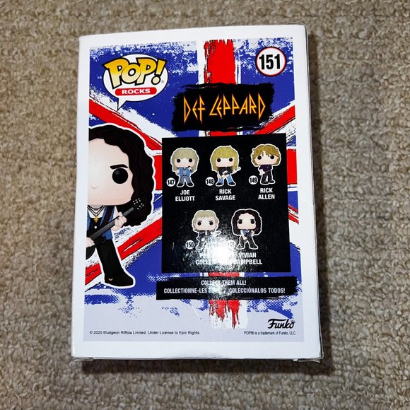 Funko 151 Def Leppard Vivian Campbell in Box - Picture 7 of 8